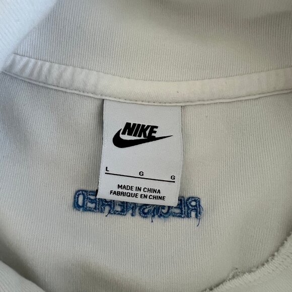 Nike Swoosh Tech Fleece Pullover Hoodie in White - Picture 6 of 16